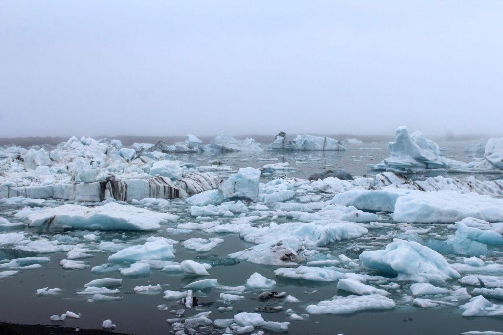 Lagon Jokulsarlon en Islande