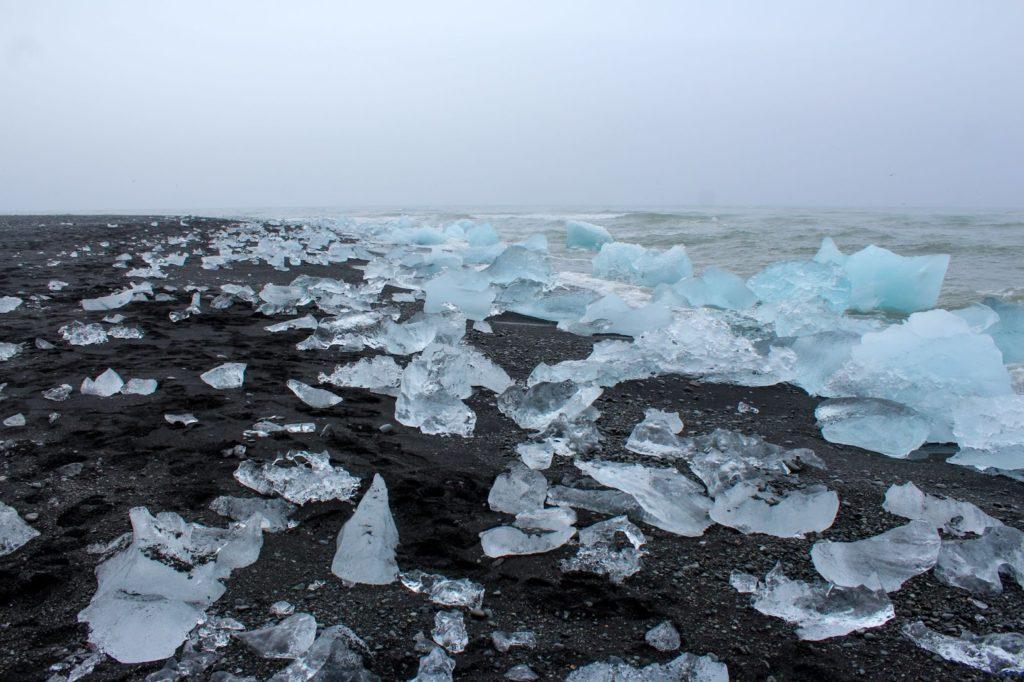 Plage de diamants en Islande
