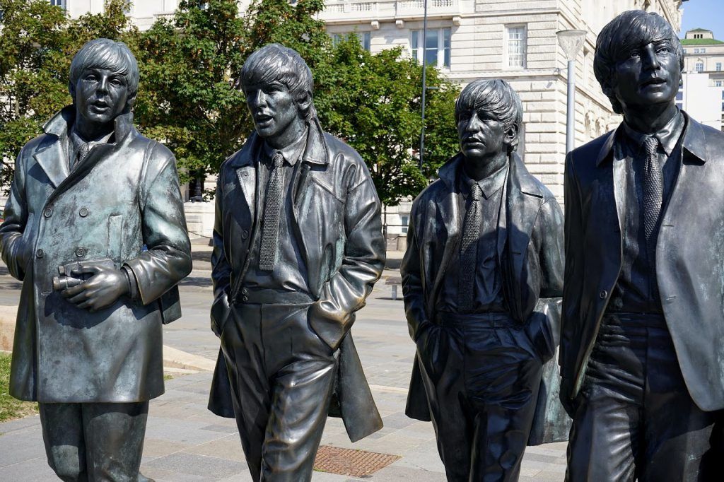 Statue des Beatles à Liverpool