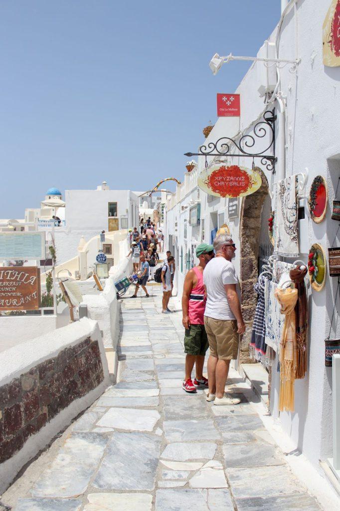 Santorin et ses ruelles blanches
