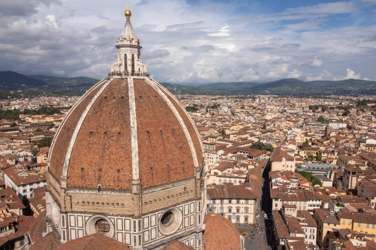 Vue du dôme de Florence depuis la tour du Campanile
