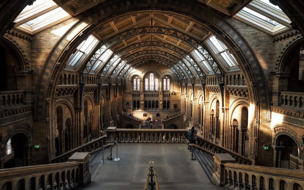 Intérieur du British Museum à Londres