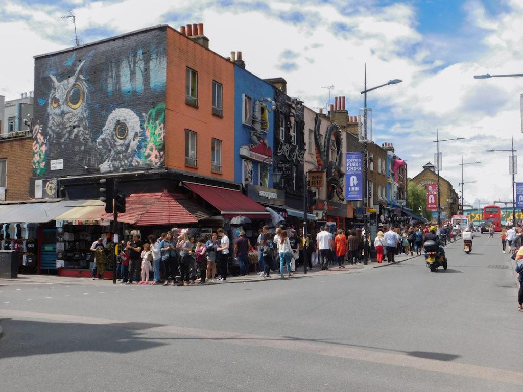 Rues de Camden Town à Londres