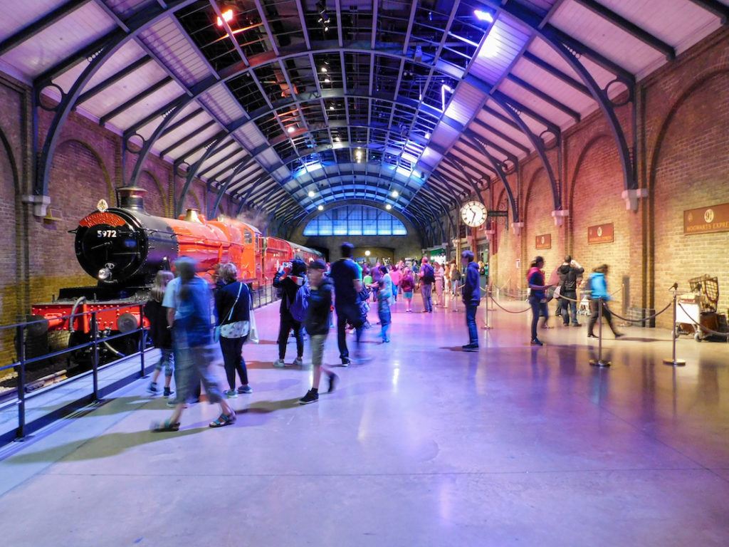 Reconstitutions de gare aux studios de Harry Potter