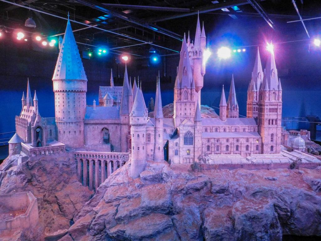 Maquette de Poudlard aux studios Harry Potter