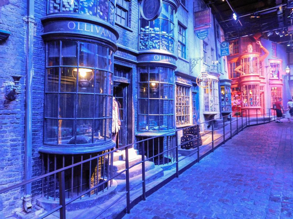 Reconstitutions de décors aux studios Harry Potter