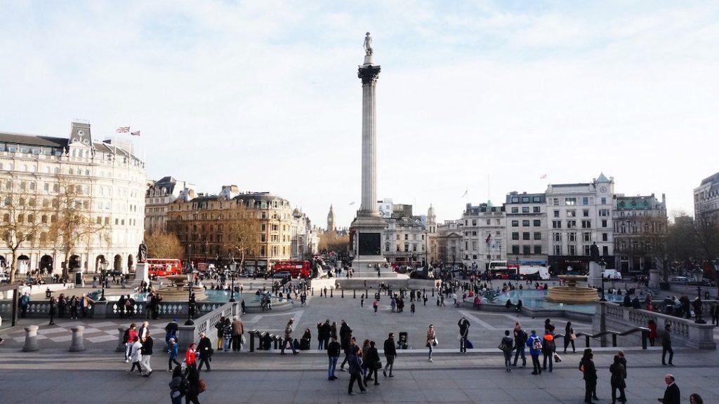 Trafalgar Square à Londres