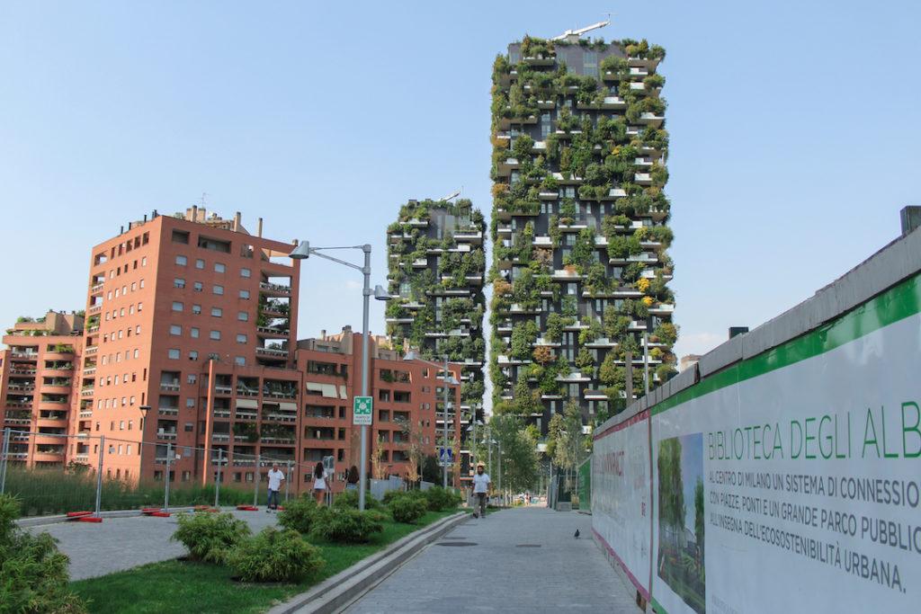 Tours végétales Bosco Verticale à Milan