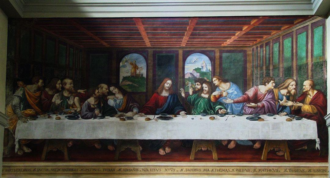 Fresque La Cène de Leonardo Da Vinci à Milan