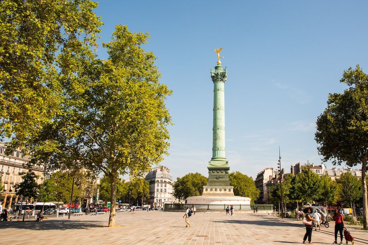 Place de la Bastille à Paris