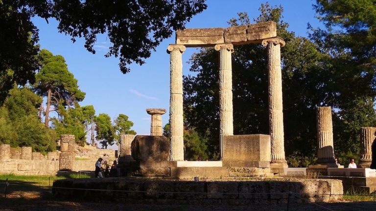 Site archéologique Olympie en Grèce