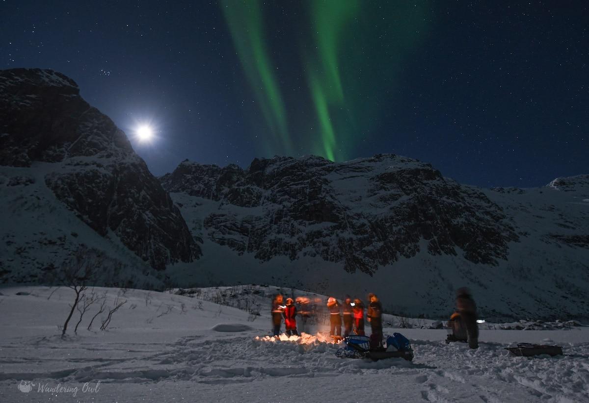 Découverte des aurores boréales à Tromsø en Norvège
