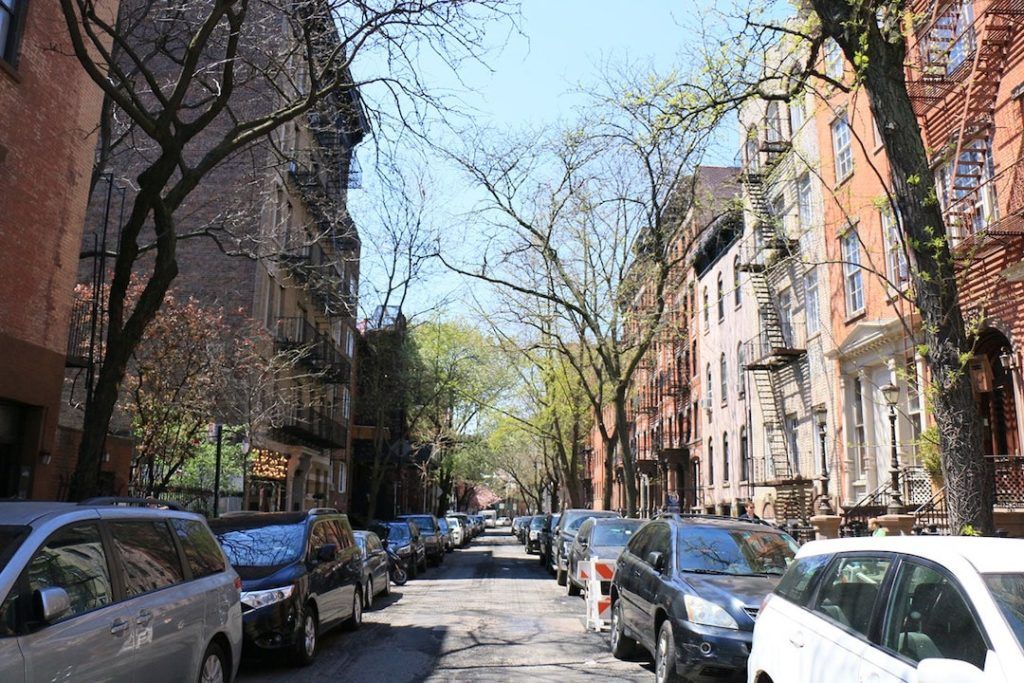 Rue de Greenwich Village à New York