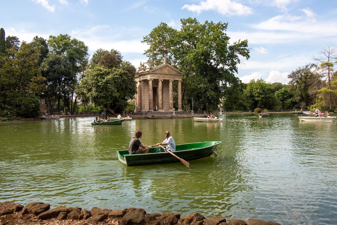 Lac du Villa Borghese à Rome