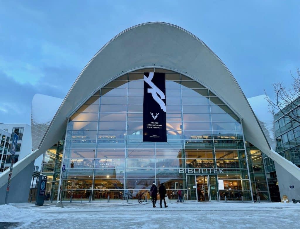 Bibliothèque de Tromso en Norvege
