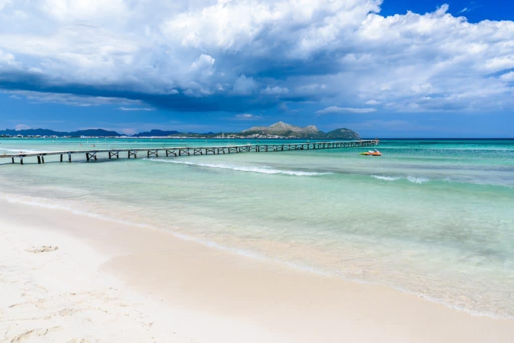 Playa Muro, une très jolie plage à Majorque en Espagne