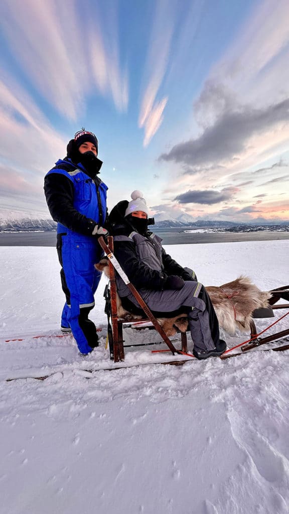 Excursion en chiens de traineau à Tromso