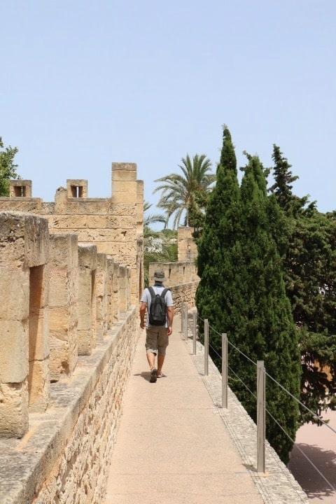Les remparts de la cité médiévale Alcudia à Majorque