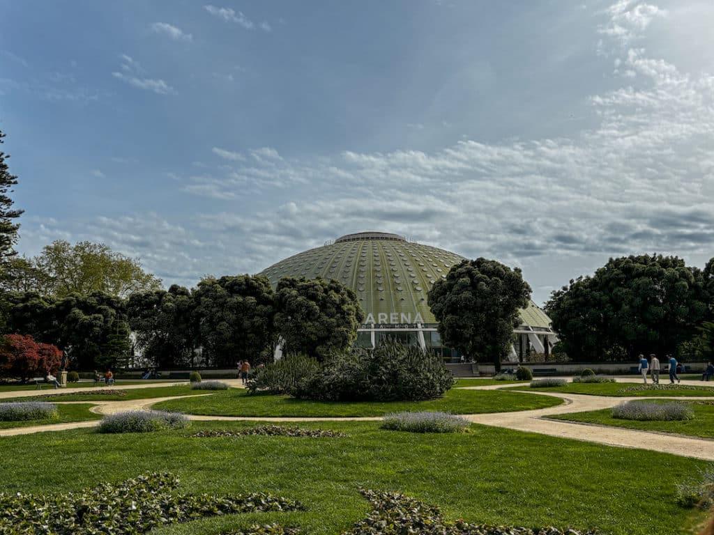 Salle de spectacle dans les jardins du Palais de Cristal à Porto