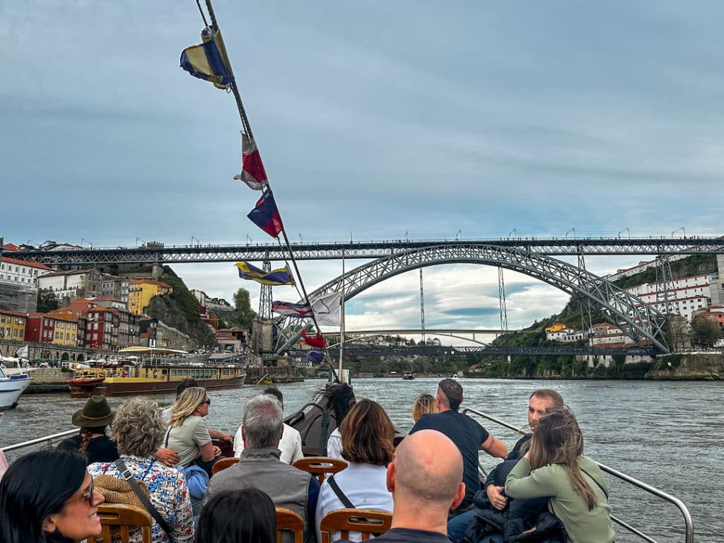 Croisière sur le Douro avec le pont Dom Luis en arrière plan