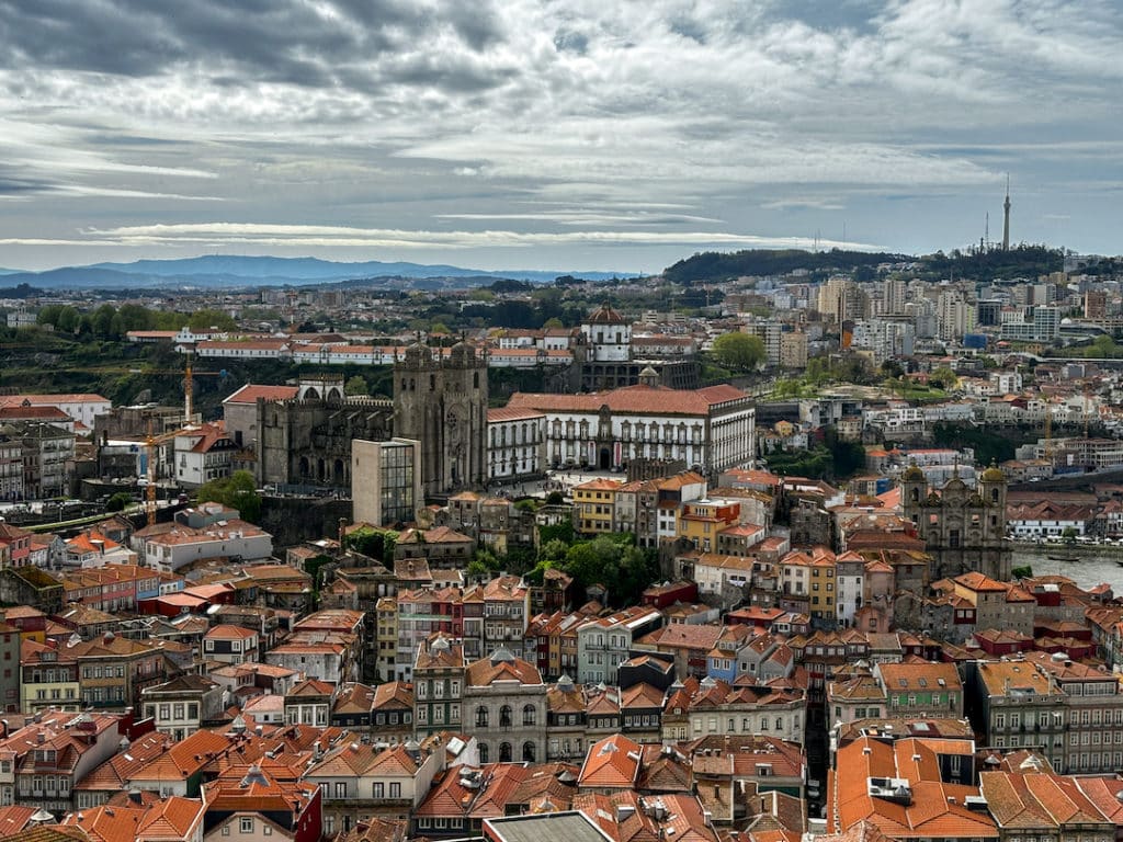 Vue depuis la tour des Clercs à Porto