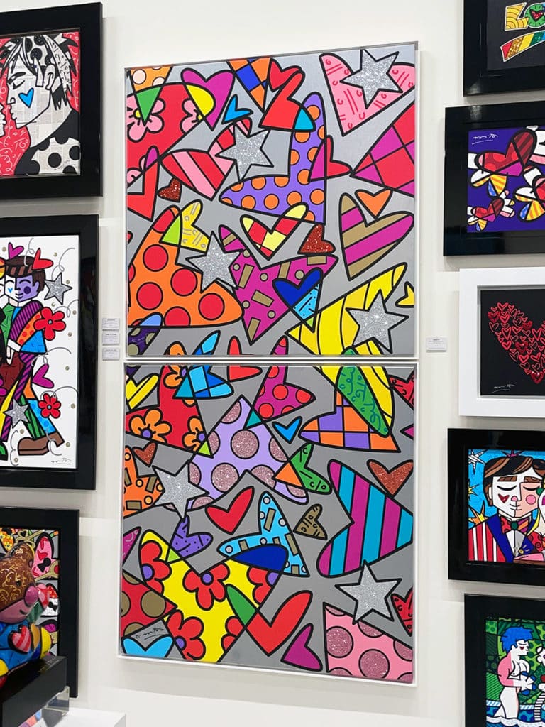 Galerie de Romero Britto sur Lincoln Road à Miami Beach