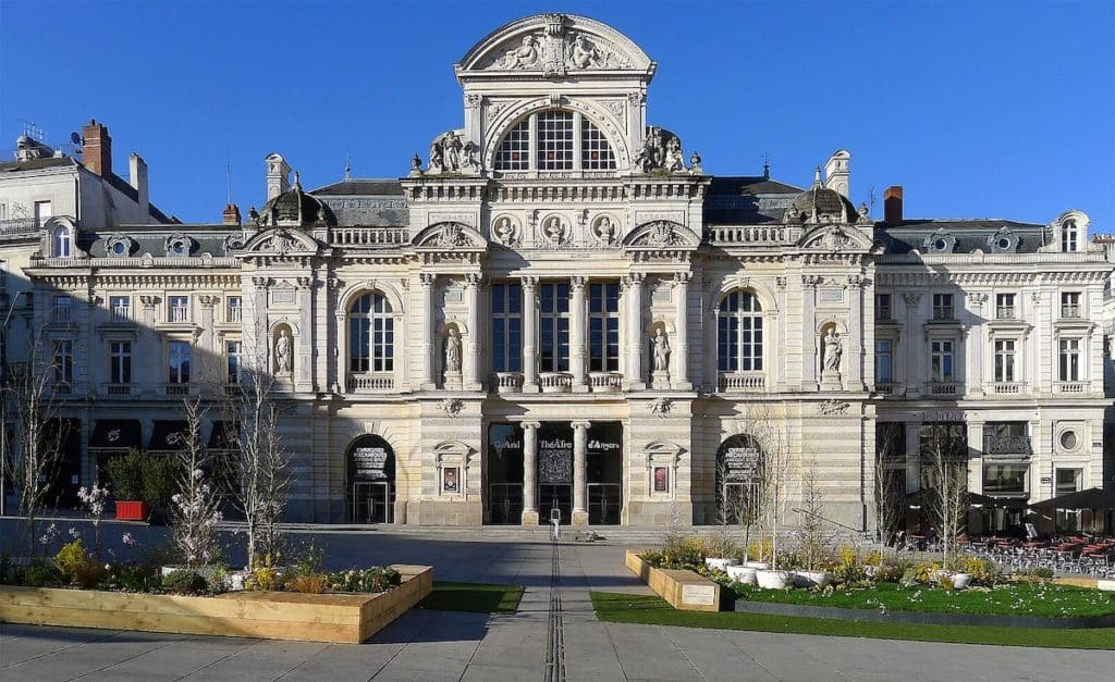 Le Grand Théatre d'Angers situé sur la place du ralliement à Angers