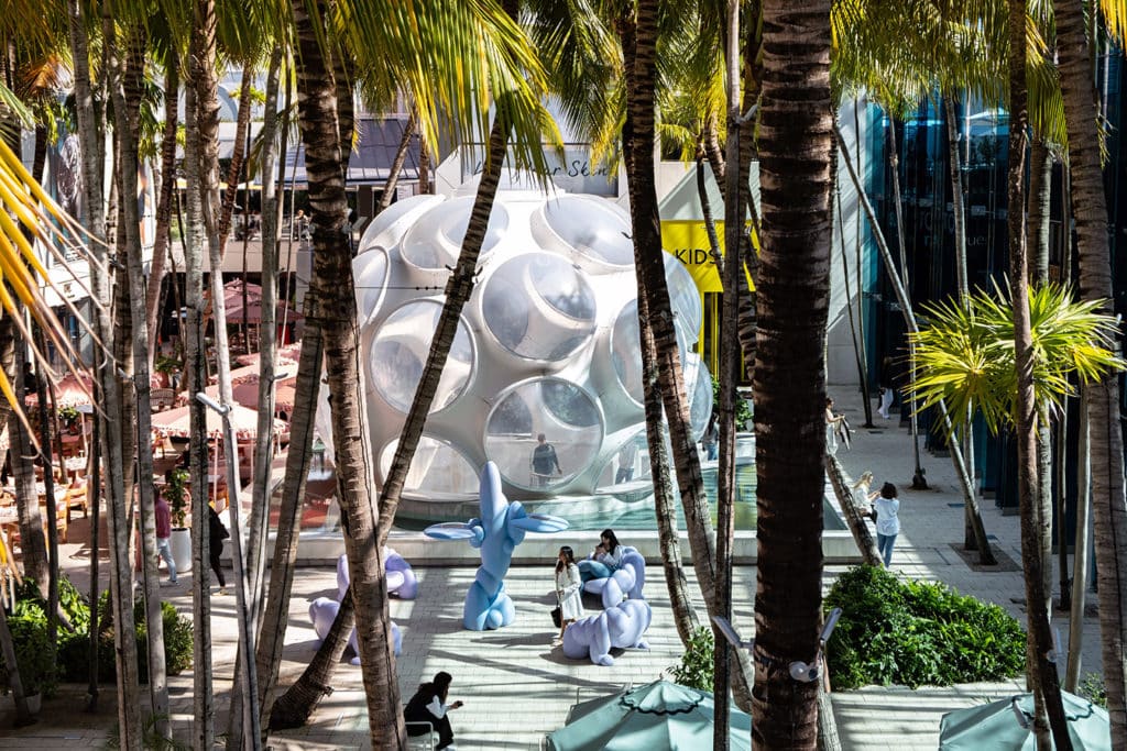 Sculpture à Miami Design District