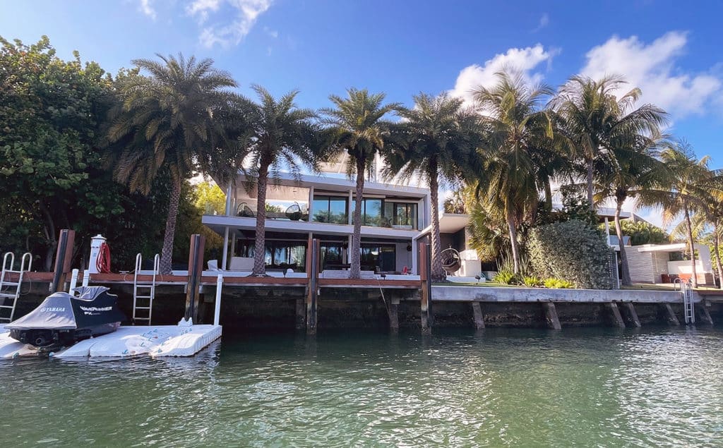 Croisière en bateau villas des célébrités - Millionaire's row Miami