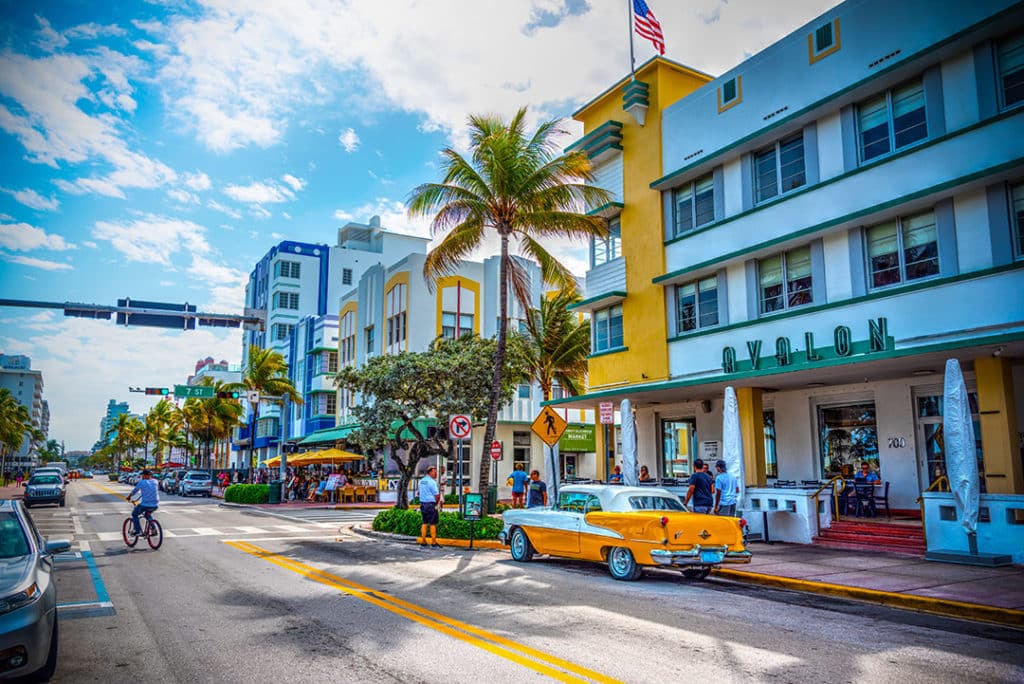 Ocean Drive, Miami Beach Floride
