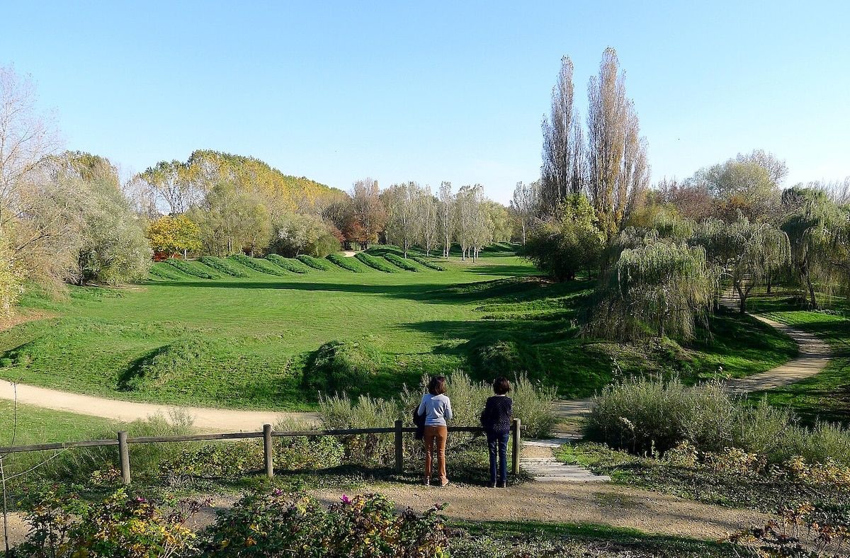 Le vaste Parc balzac à Angers