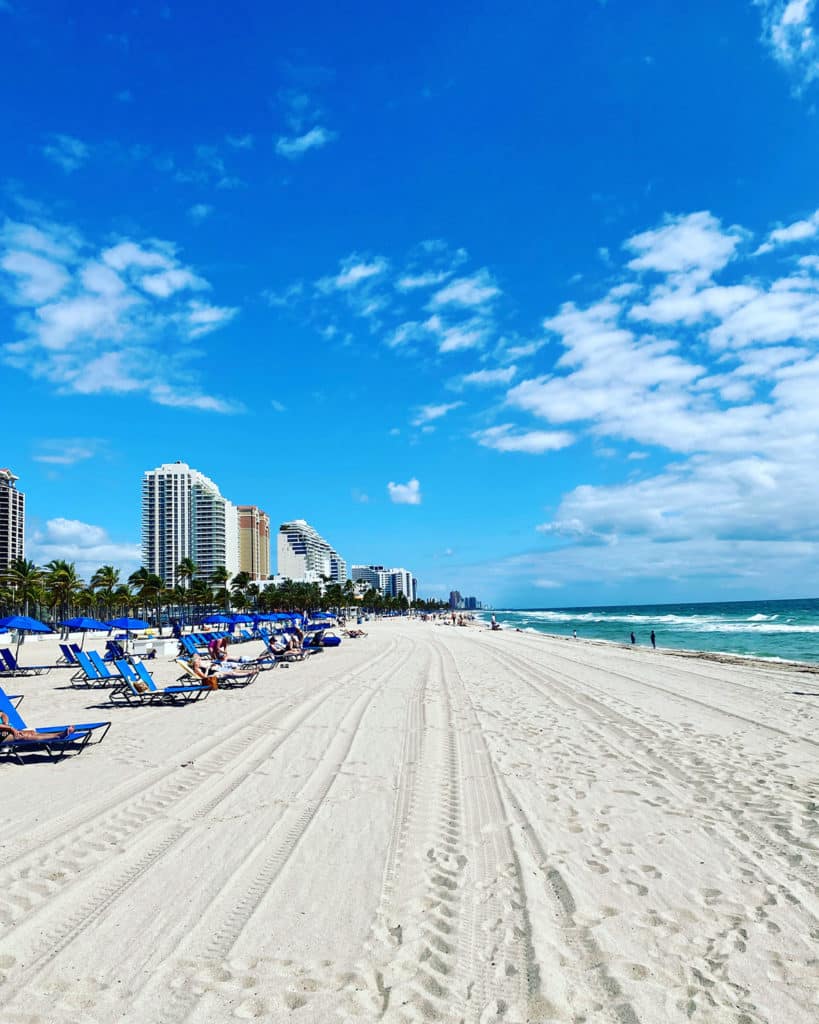 Plage de Fort Lauderdale près de Miami