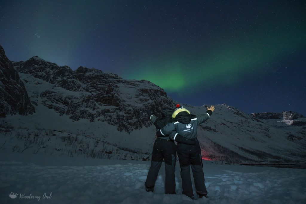 Excursion aux aurores boréales à Tromso