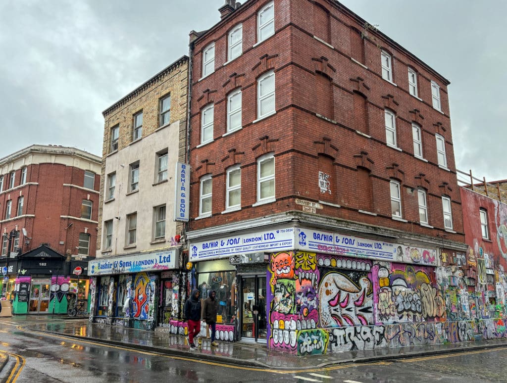 Street art de Shoreditch à Londres