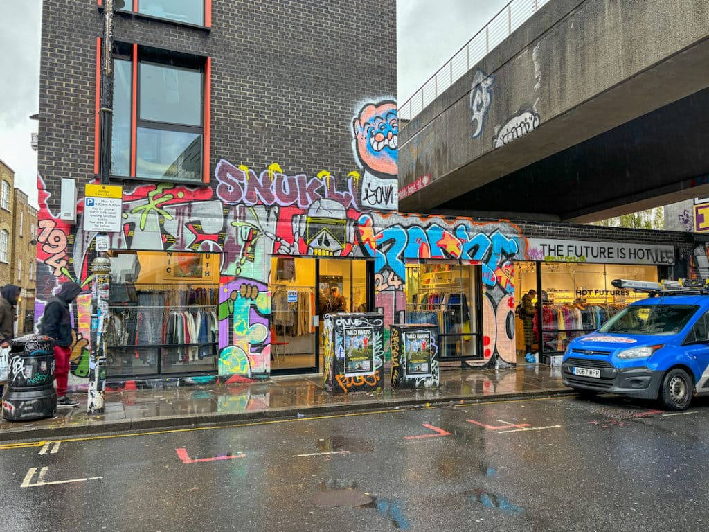 Street art de Shoreditch à Londres