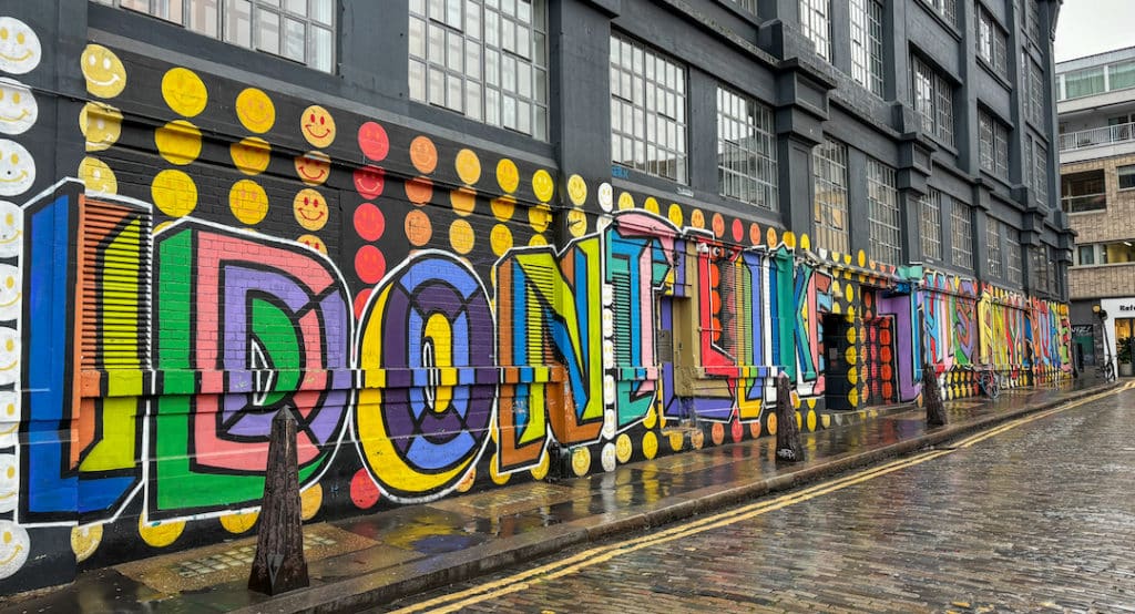 Street art de Shoreditch à Londres