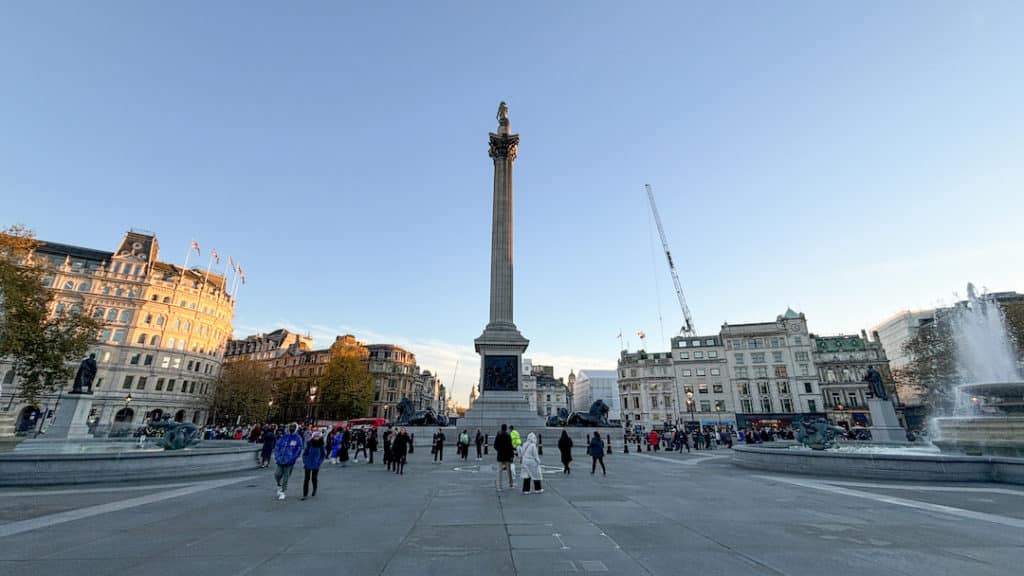 Trafalgar Square à Londres