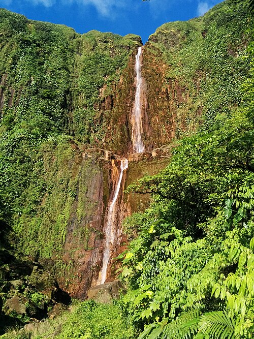 1ère Chute du Carbet en Guadeloupe
