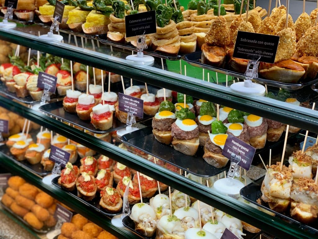 Sélection de Tapas, spécialié catalagne