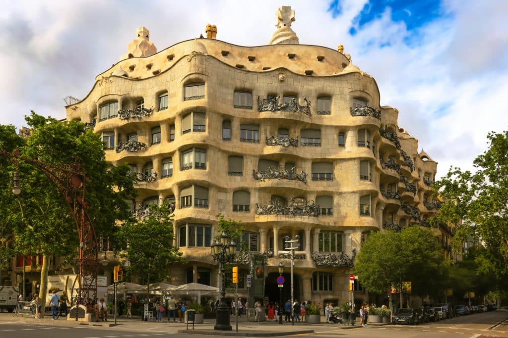 Casa Milà signée Gaudi, Barcelone
