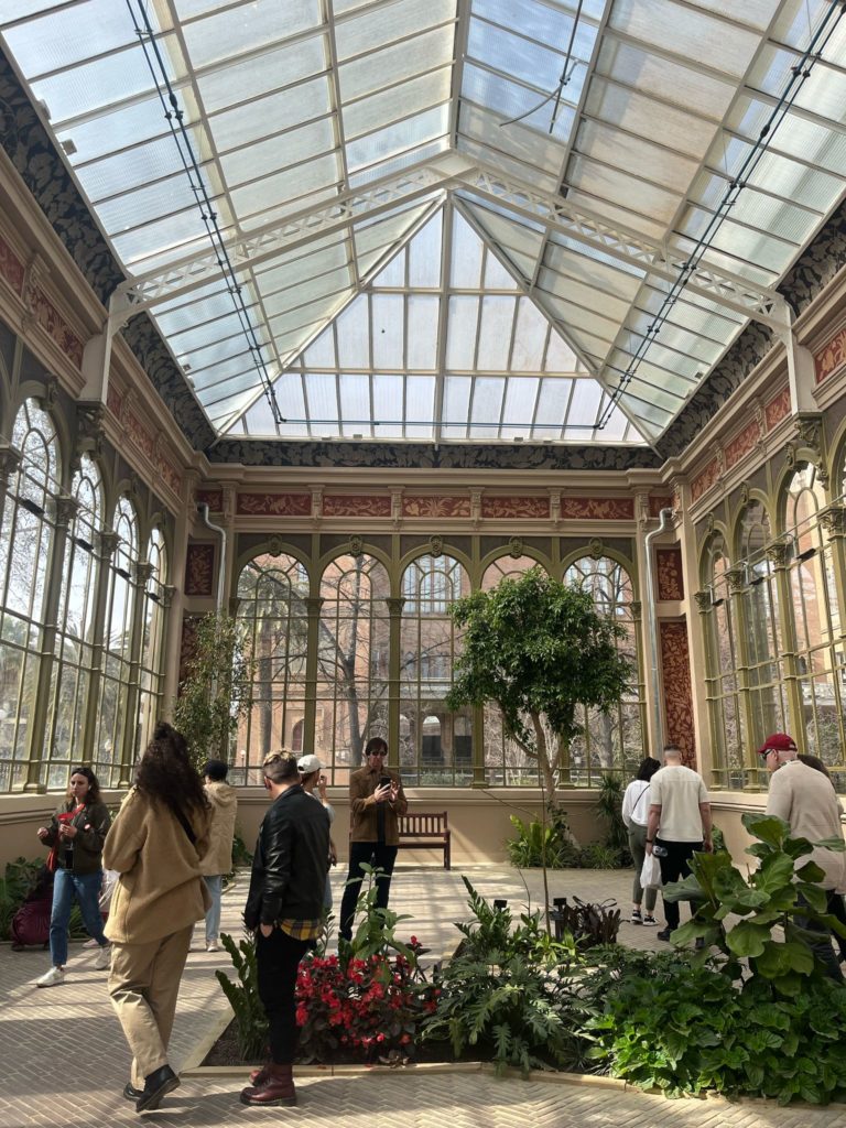 Intérieur dôme du parc de la ciutadella
