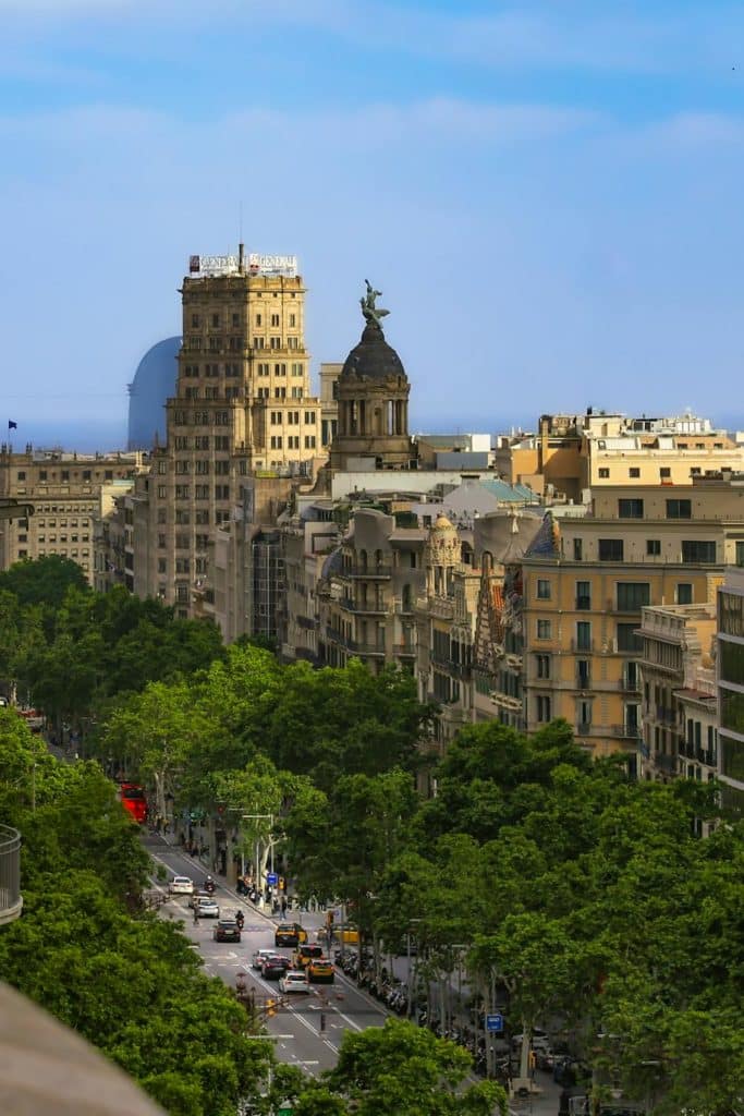 Rue La Rambla à Barcelone