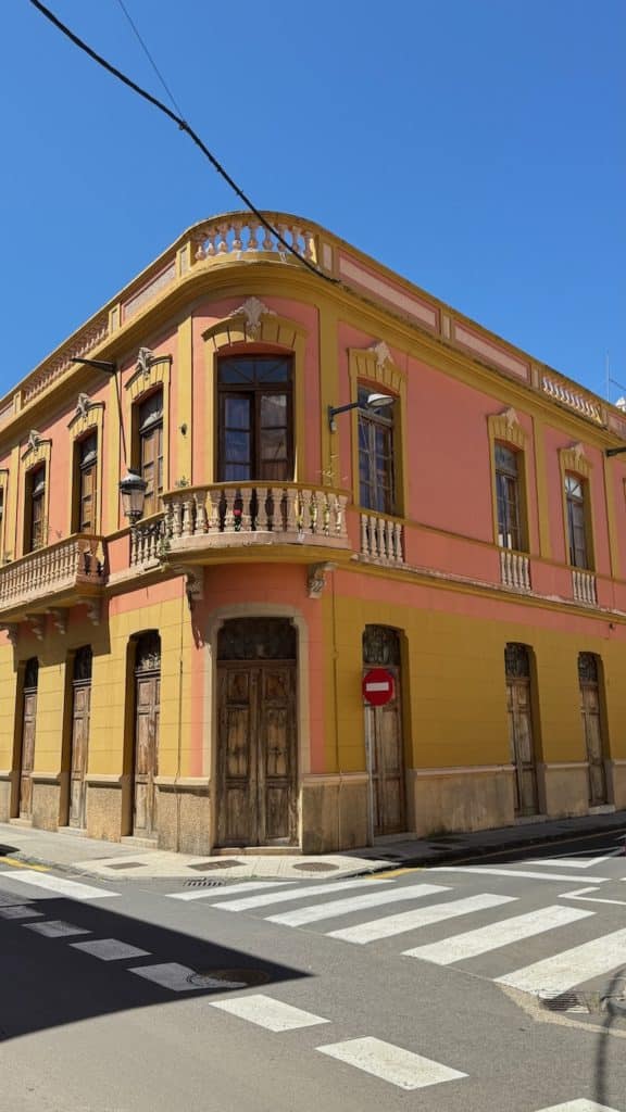Maison colorée à San Cristobal la Laguna à Tenerife