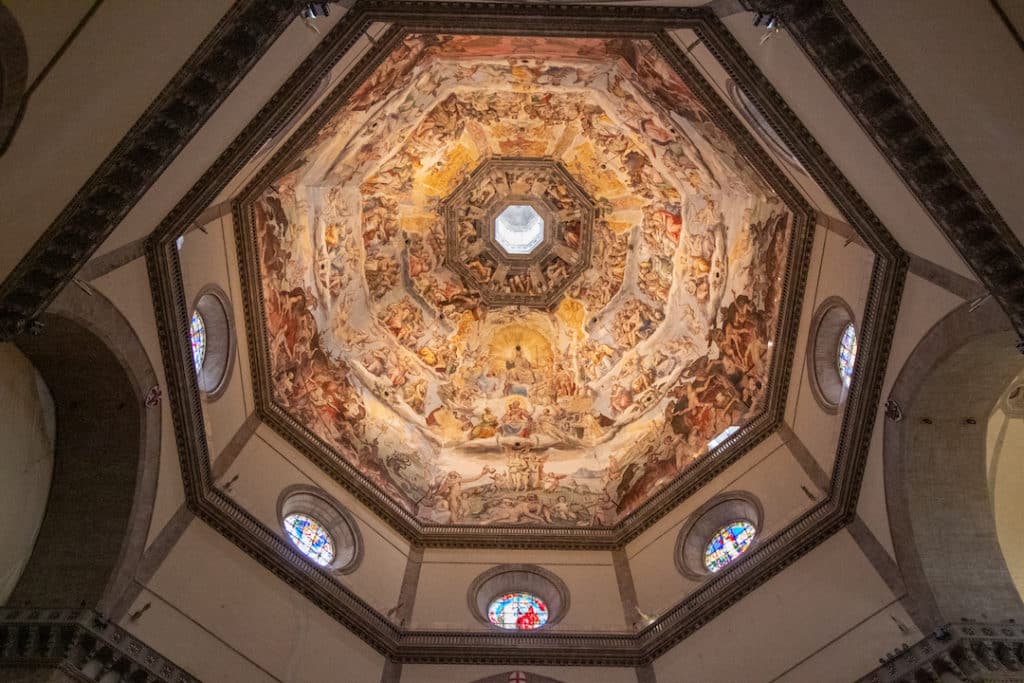 Intérieur de la coupole du Duomo de Florence