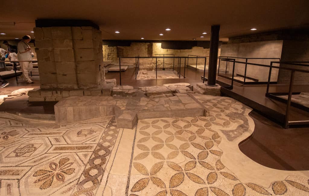 Crypta Santa Reparata en dessous de la cathédrale de Florence