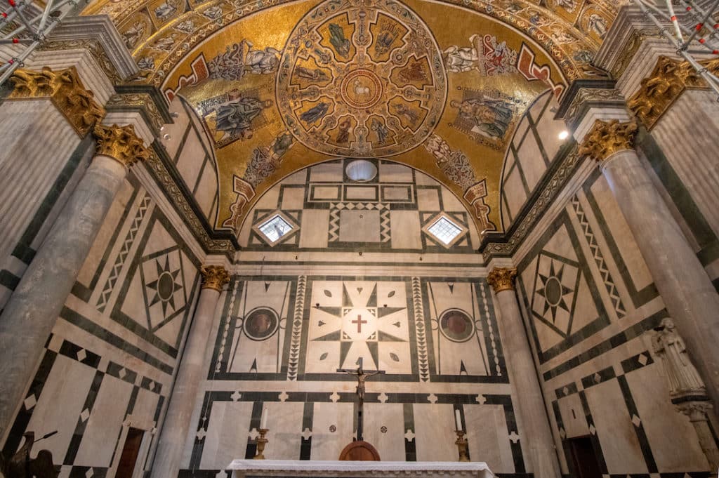 Intérieur du Baptistère de Florence
