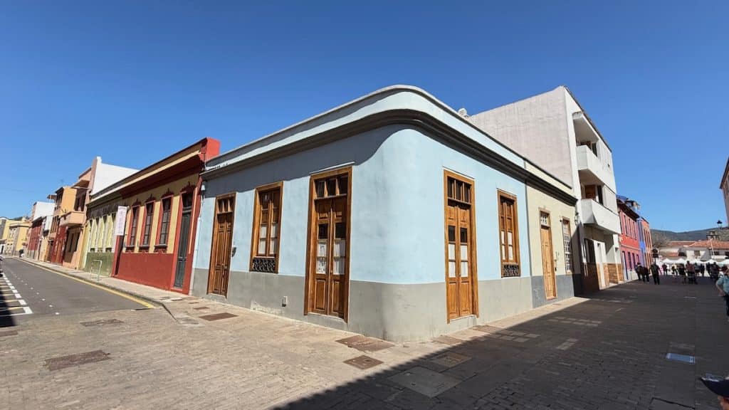 Les maisons aux façades colorées de San Cristobal la Laguna à Tenerife