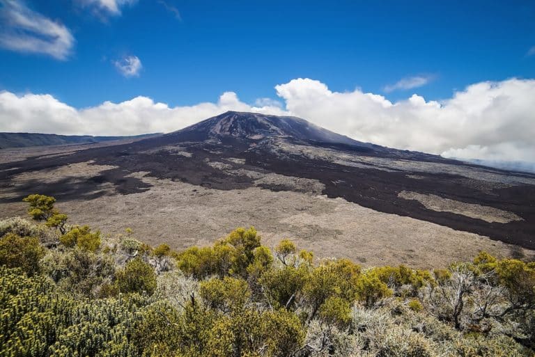 Piton de la fournaise à la Réunion