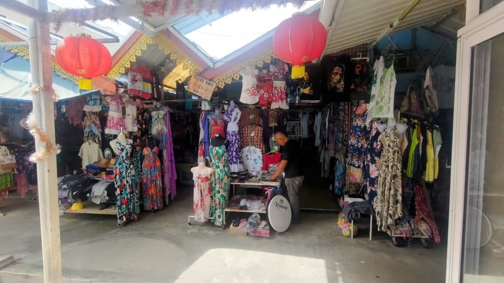 Stands du Bazar de Grand Baie
