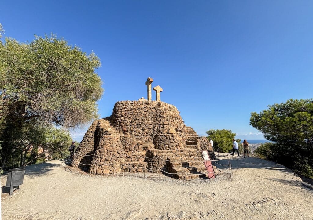 Colline des 3 Croix au Parc Guell